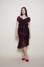 Moschino heart silk dress