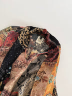 Roberto Cavalli FW 2002 patchwork blouse baroque vintage