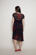 Moschino heart silk dress