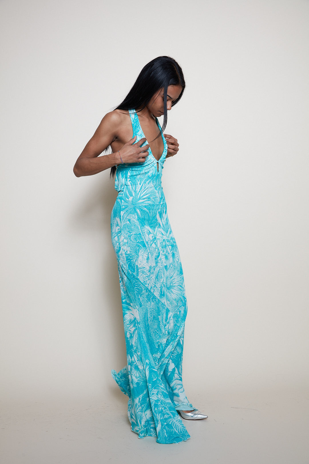Class Cavalli maxi dress open back