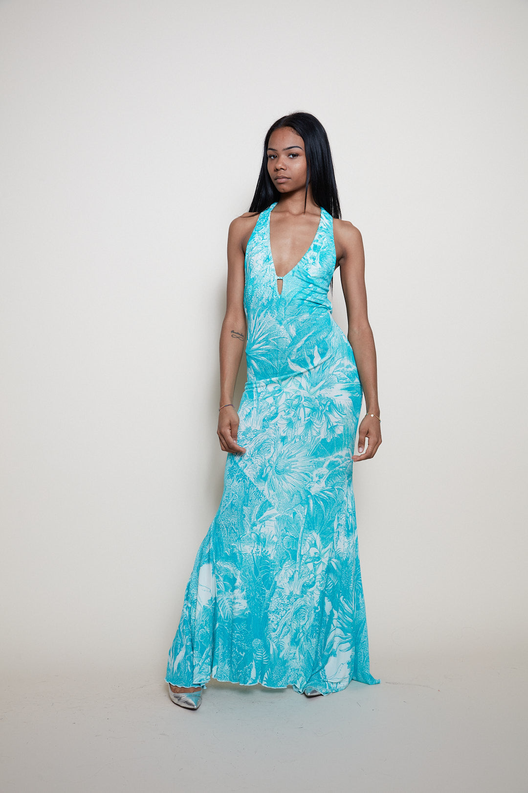 Class Cavalli maxi dress open back