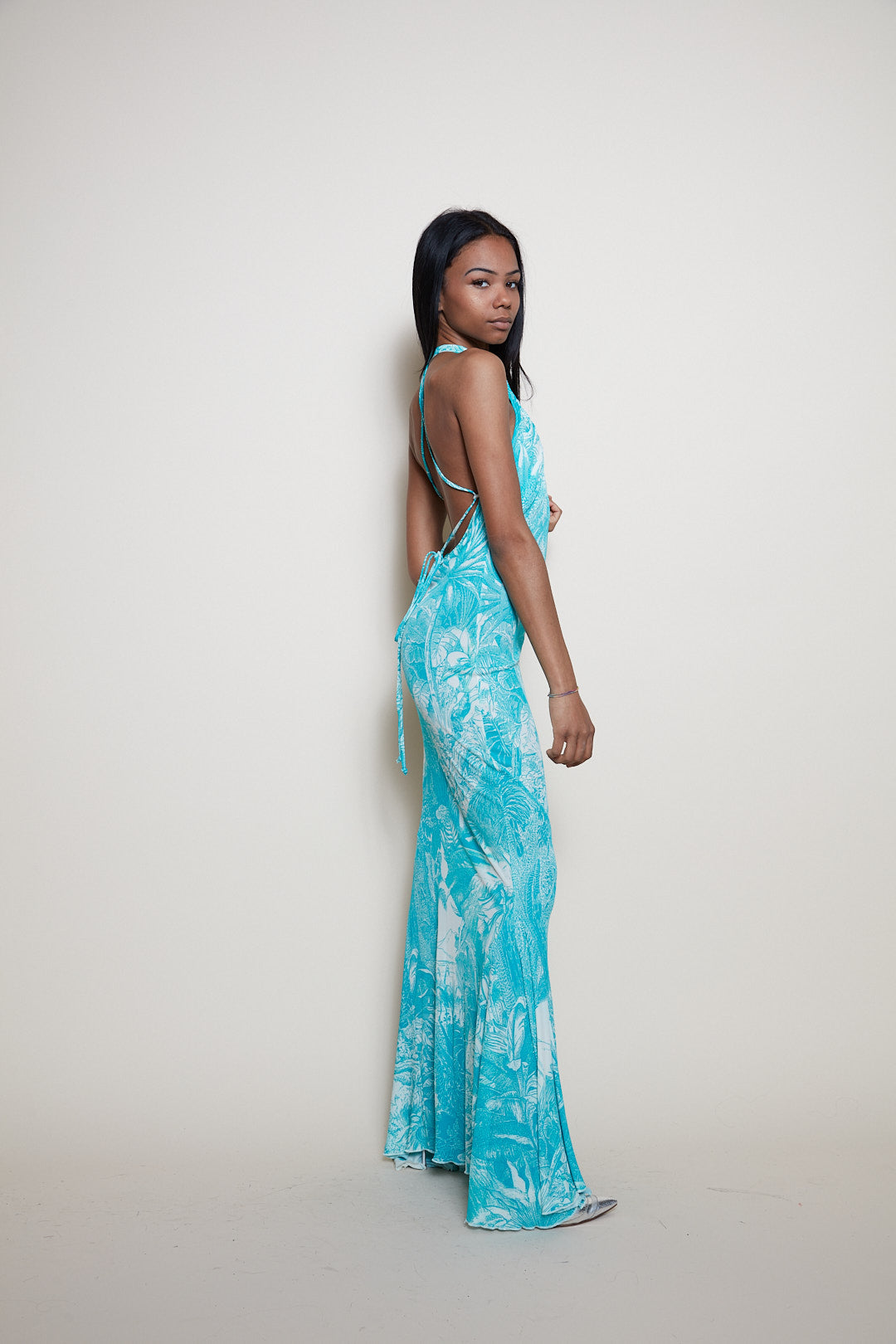 Class Cavalli maxi dress open back