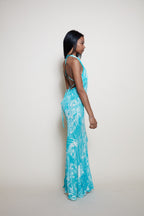 Class Cavalli maxi dress open back