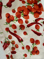 Moschino cherry tomatoes chili print white Pants