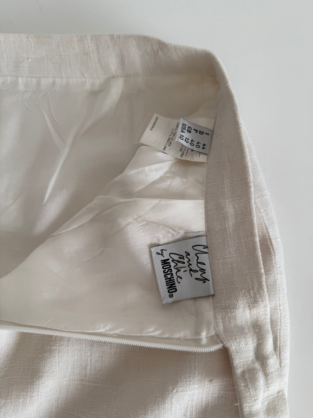 Moschino Cheap And Chic Moschino Cheap and Chic linen suit 90s snail buttons Suit Emilia Archive Vintage
