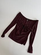 Rare Roberto Cavalli FW 2004 Runway purple set