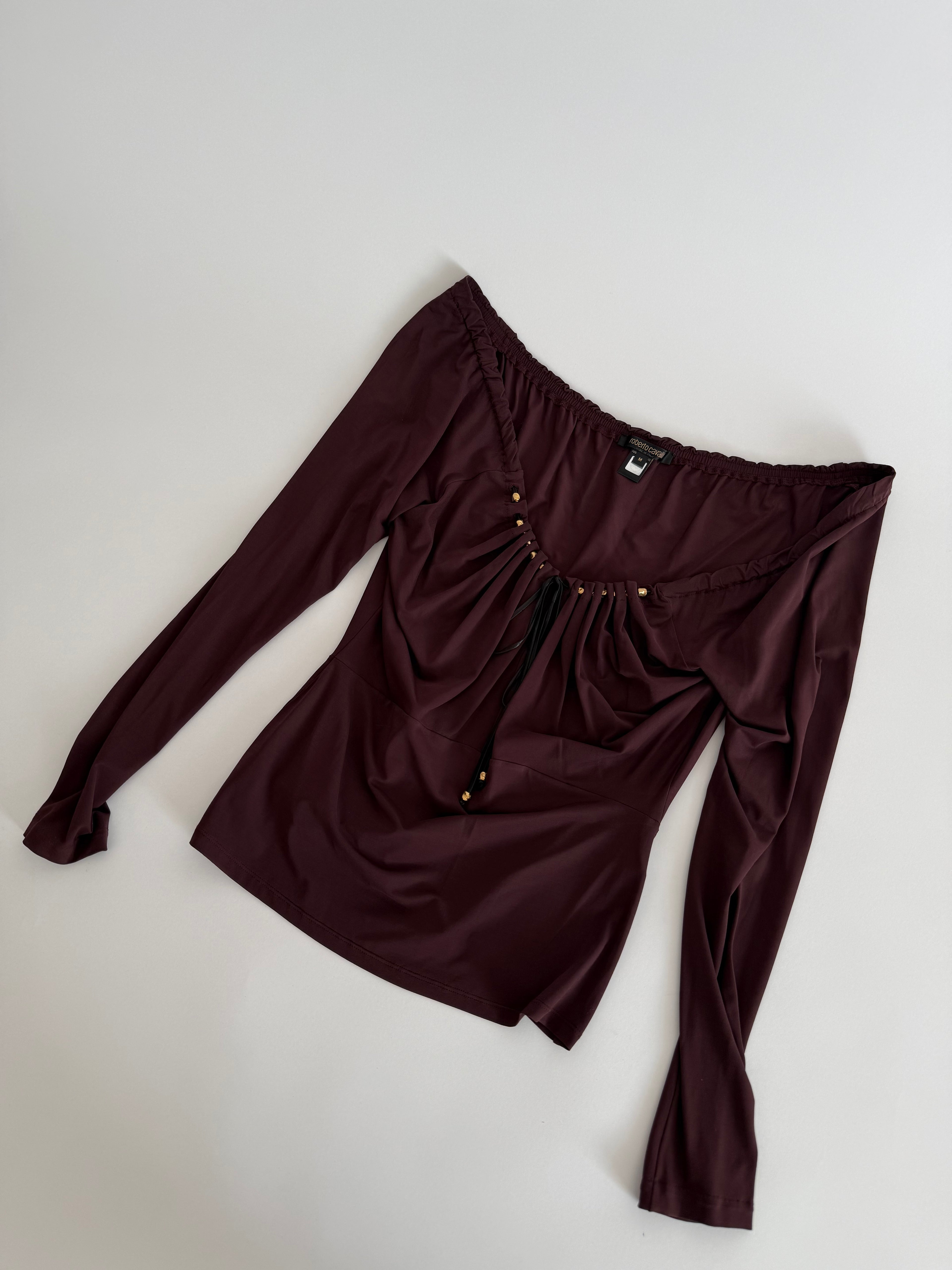 Rare Roberto Cavalli FW 2004 Runway purple set