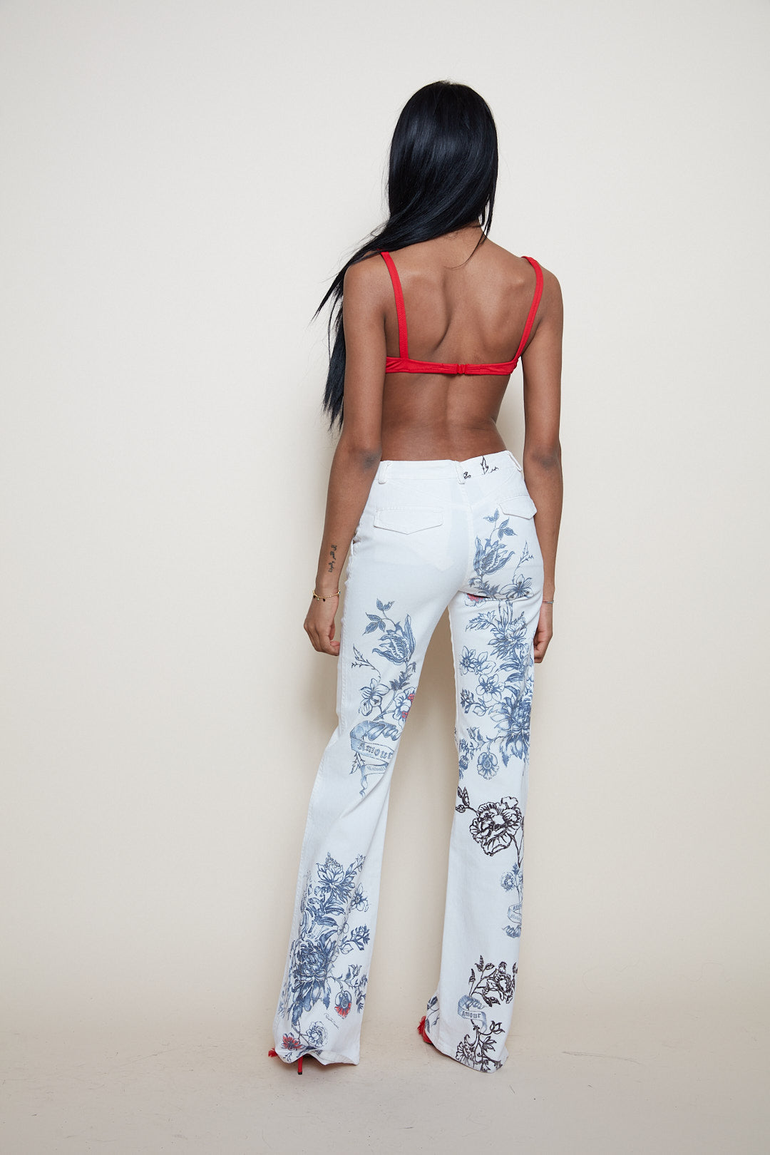 Roberto Cavalli S/S 2003 tattoo jeans
