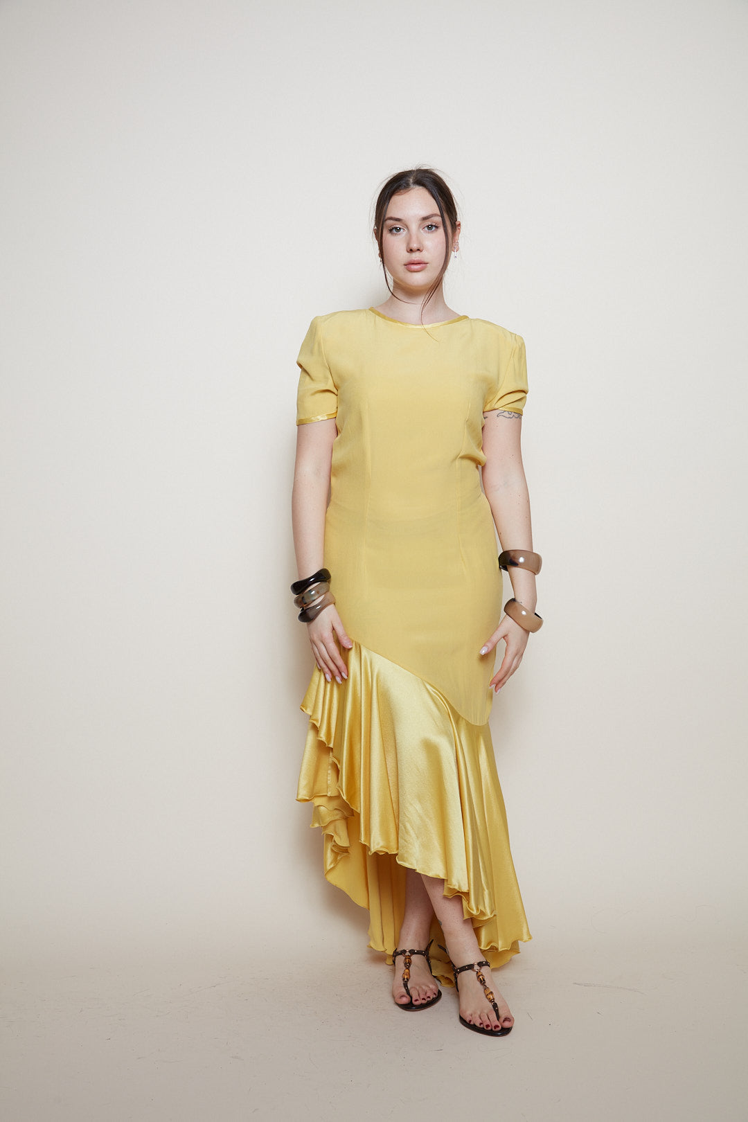 Gai Mattiolo maxi silk dress
