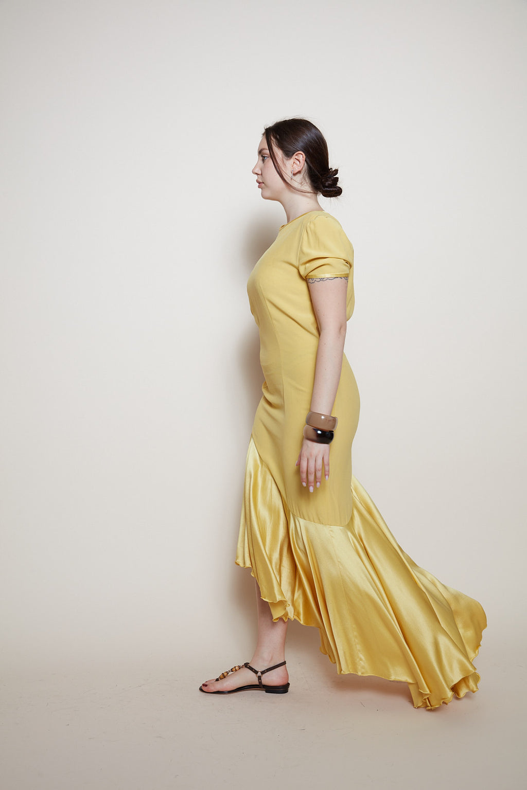 Gai Mattiolo maxi silk dress