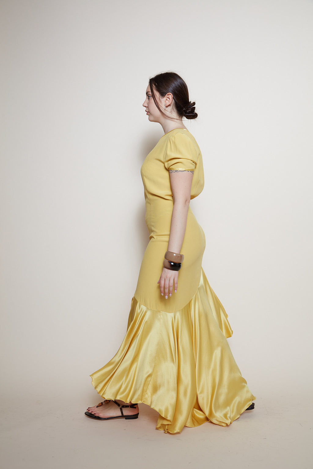 Gai Mattiolo maxi silk dress