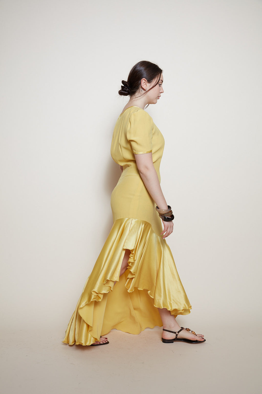 Gai Mattiolo maxi silk dress