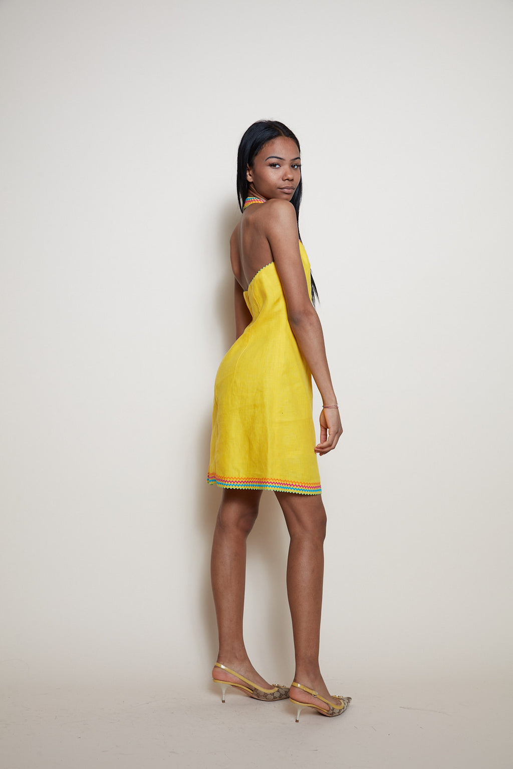 Kenzo mini linen dress