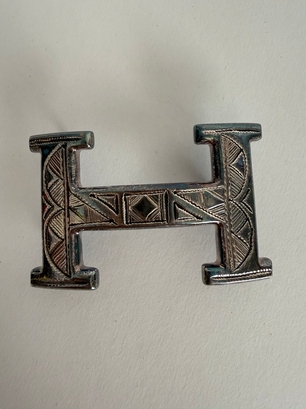 Authentic exclusive Hermès buckle Touareg H