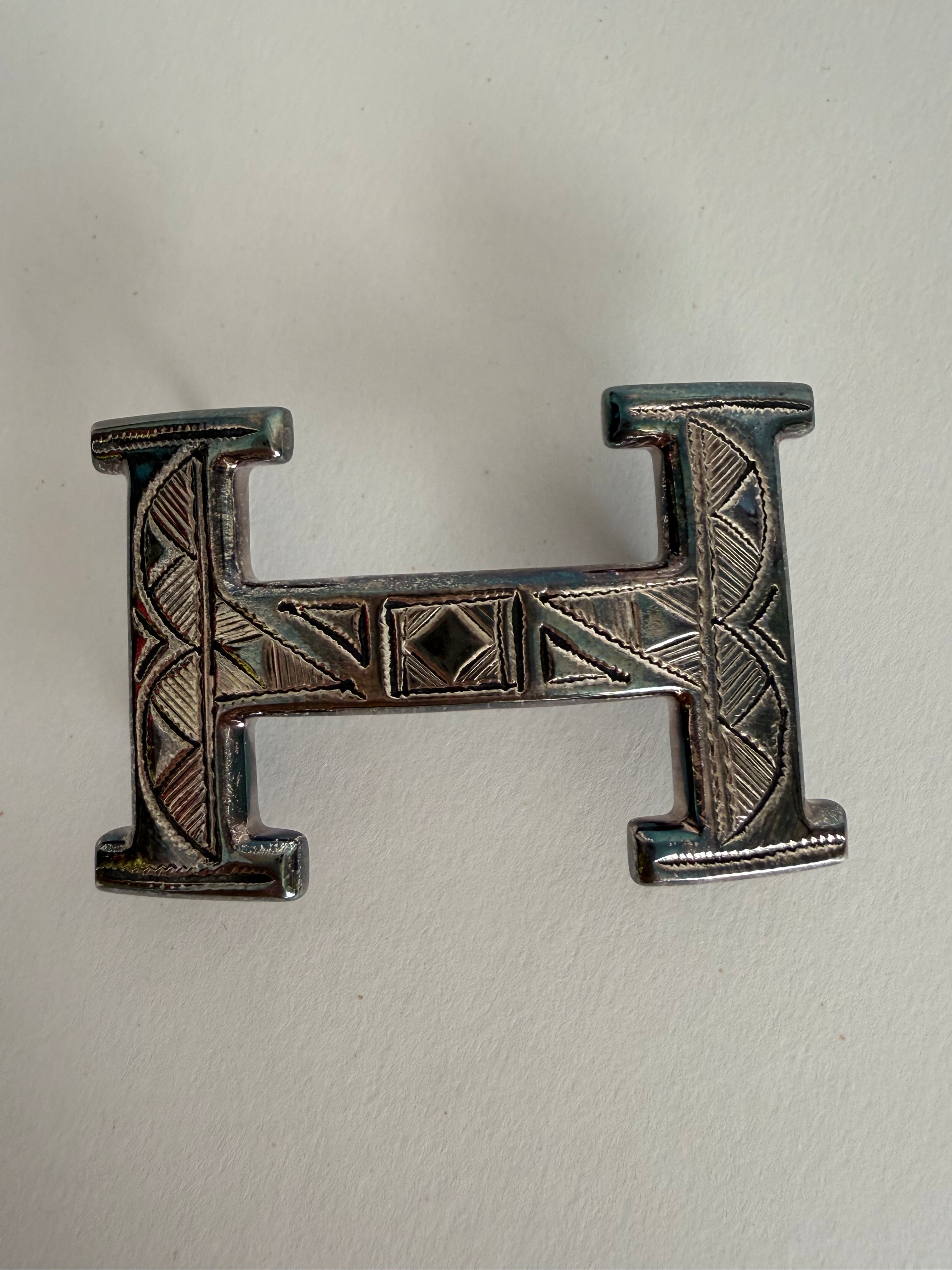 Authentic exclusive Hermès buckle Touareg H