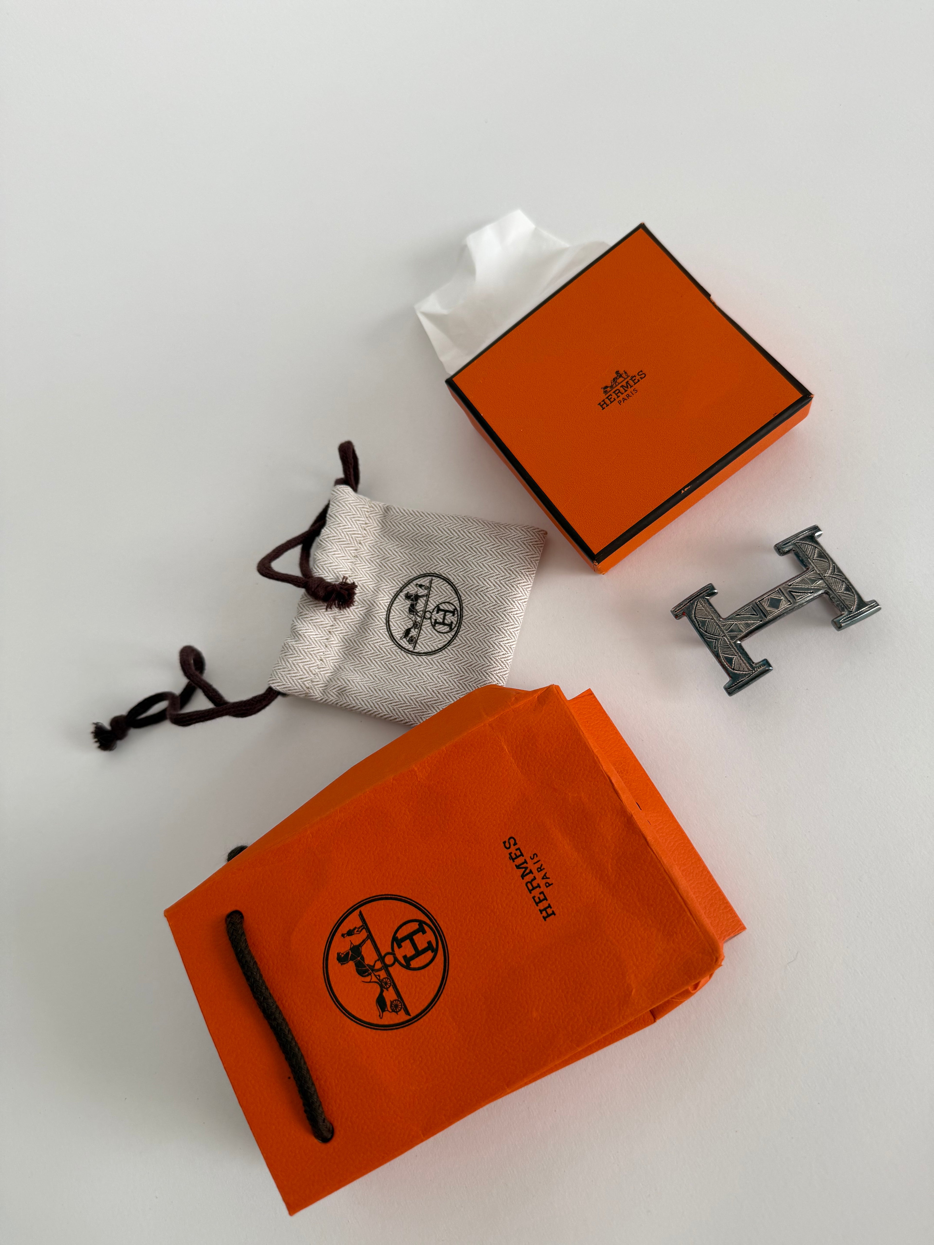 Authentic exclusive Hermès buckle Touareg H
