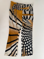 Gianfranco Ferré abstract print 90s pants