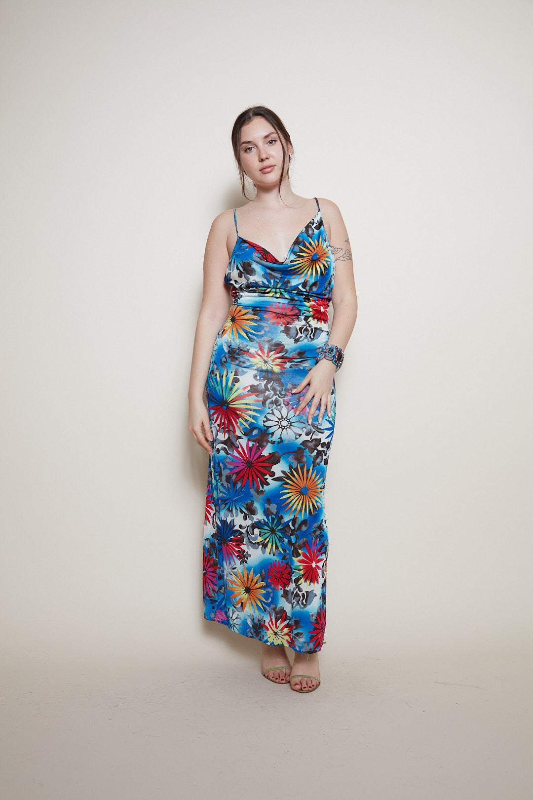 Versace maxi floral dress