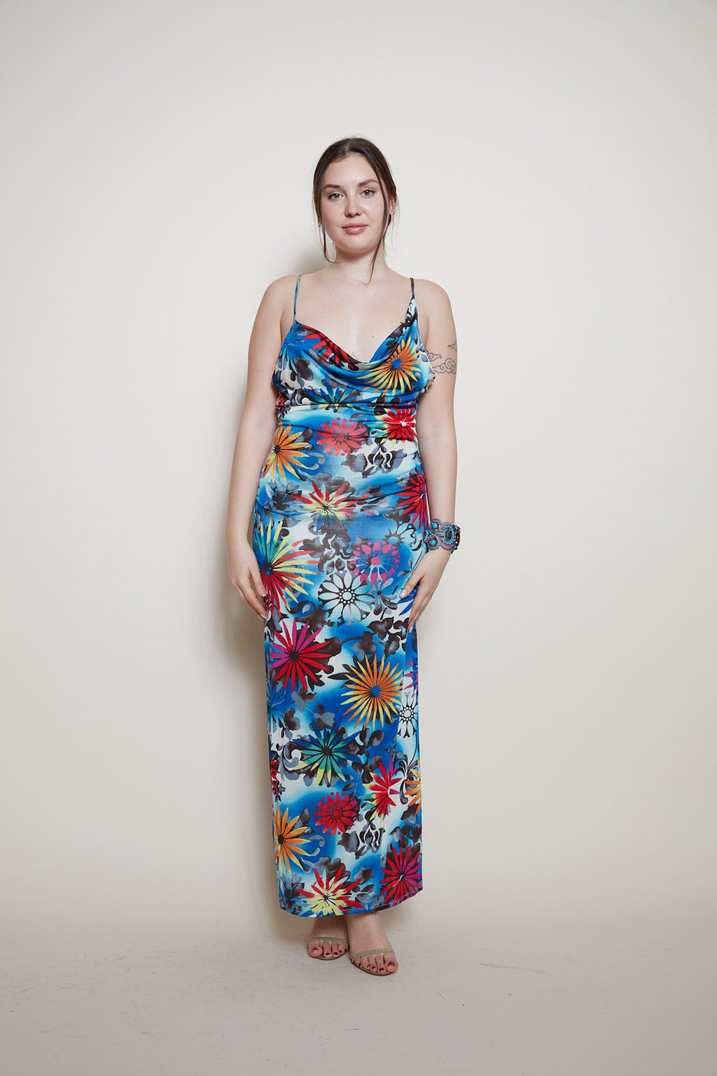 Versace maxi floral dress