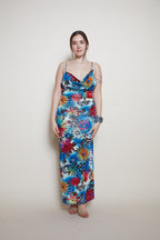 Versace maxi floral dress