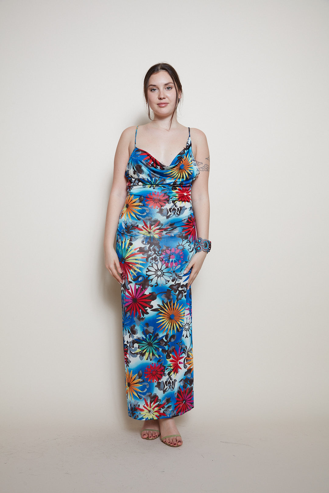 Versace maxi floral dress
