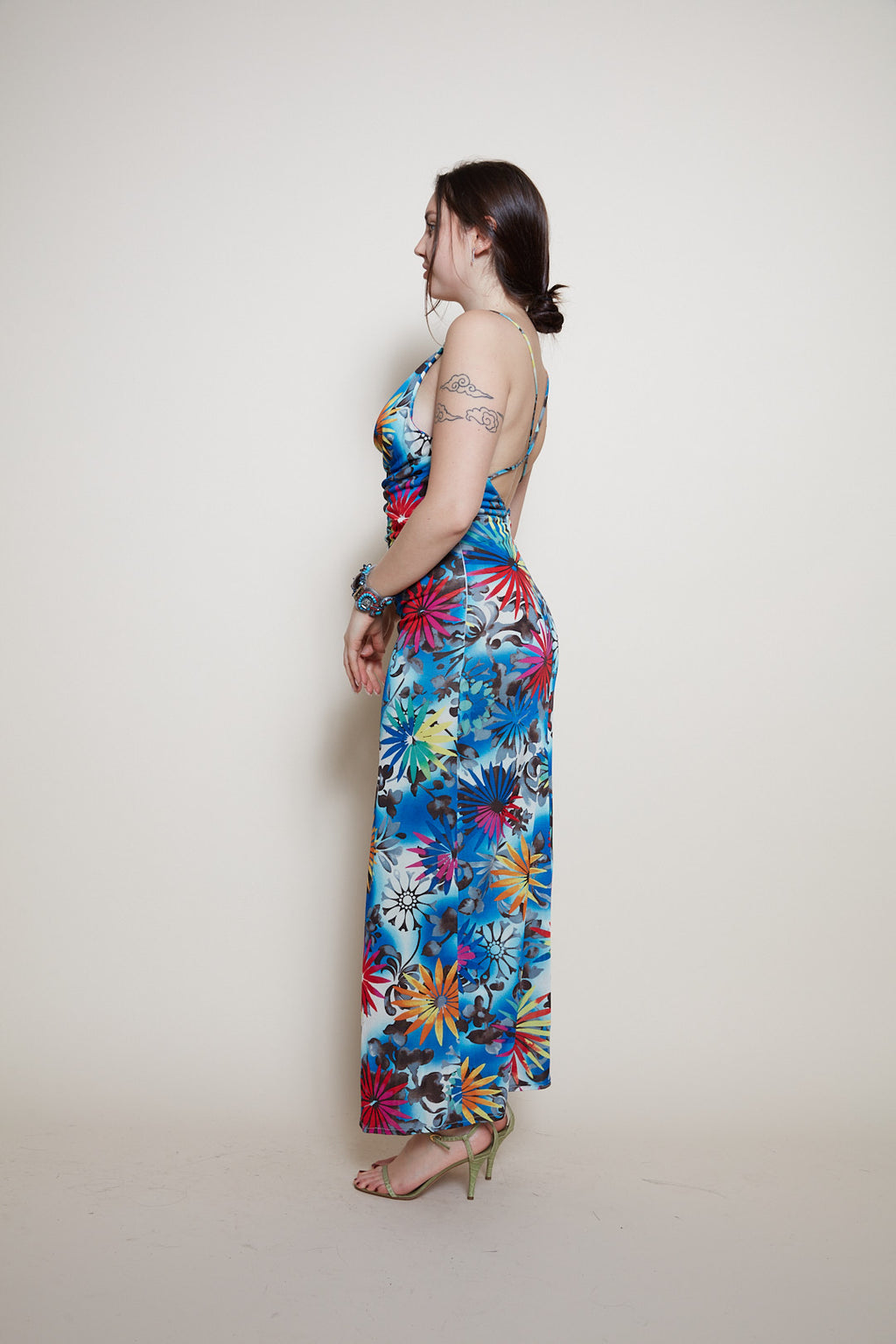 Versace maxi floral dress