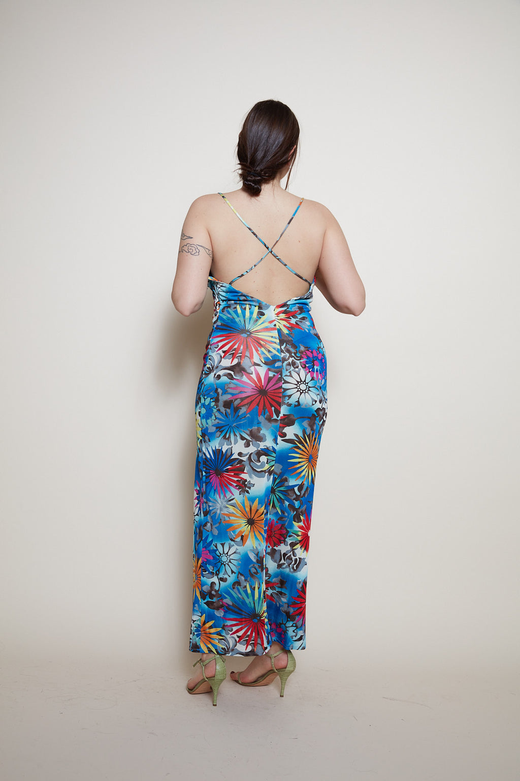 Versace maxi floral dress