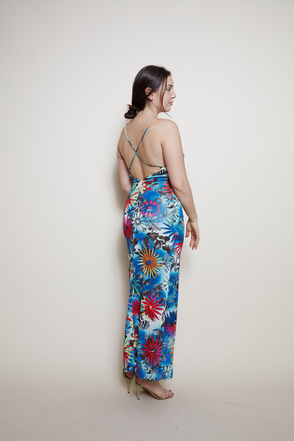 Versace maxi floral dress