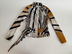 Gianfranco Ferré abstract print jacket 90s
