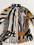 Gianfranco Ferré abstract print jacket 90s