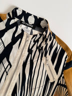 Gianfranco Ferré abstract print jacket 90s