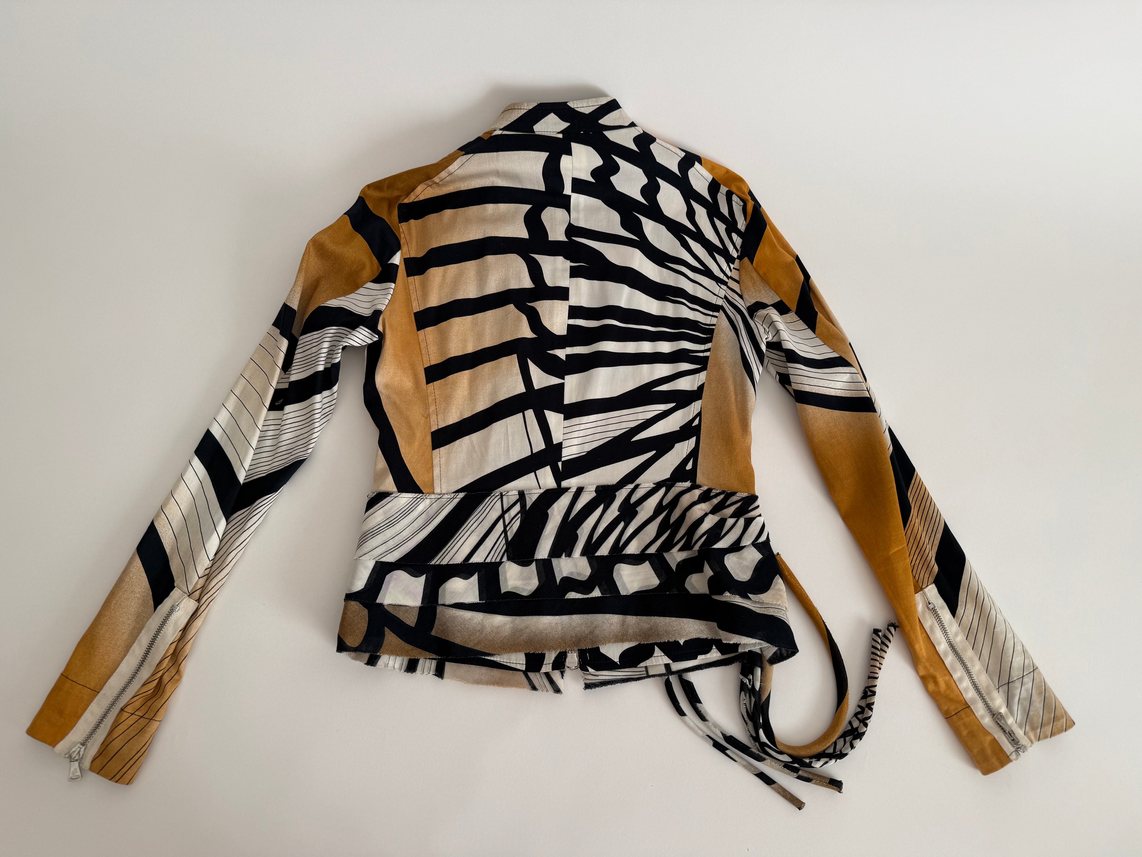 Gianfranco Ferré abstract print jacket 90s