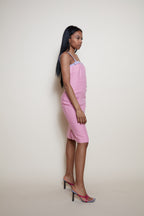 Renato Nucci pink linen dress