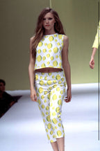 Iceberg SS 1996 Runway lemons dress