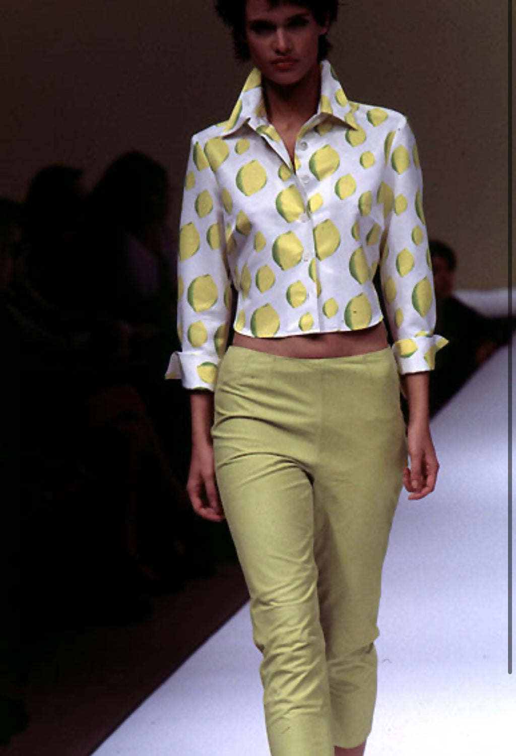 Iceberg SS 1996 Runway lemons dress