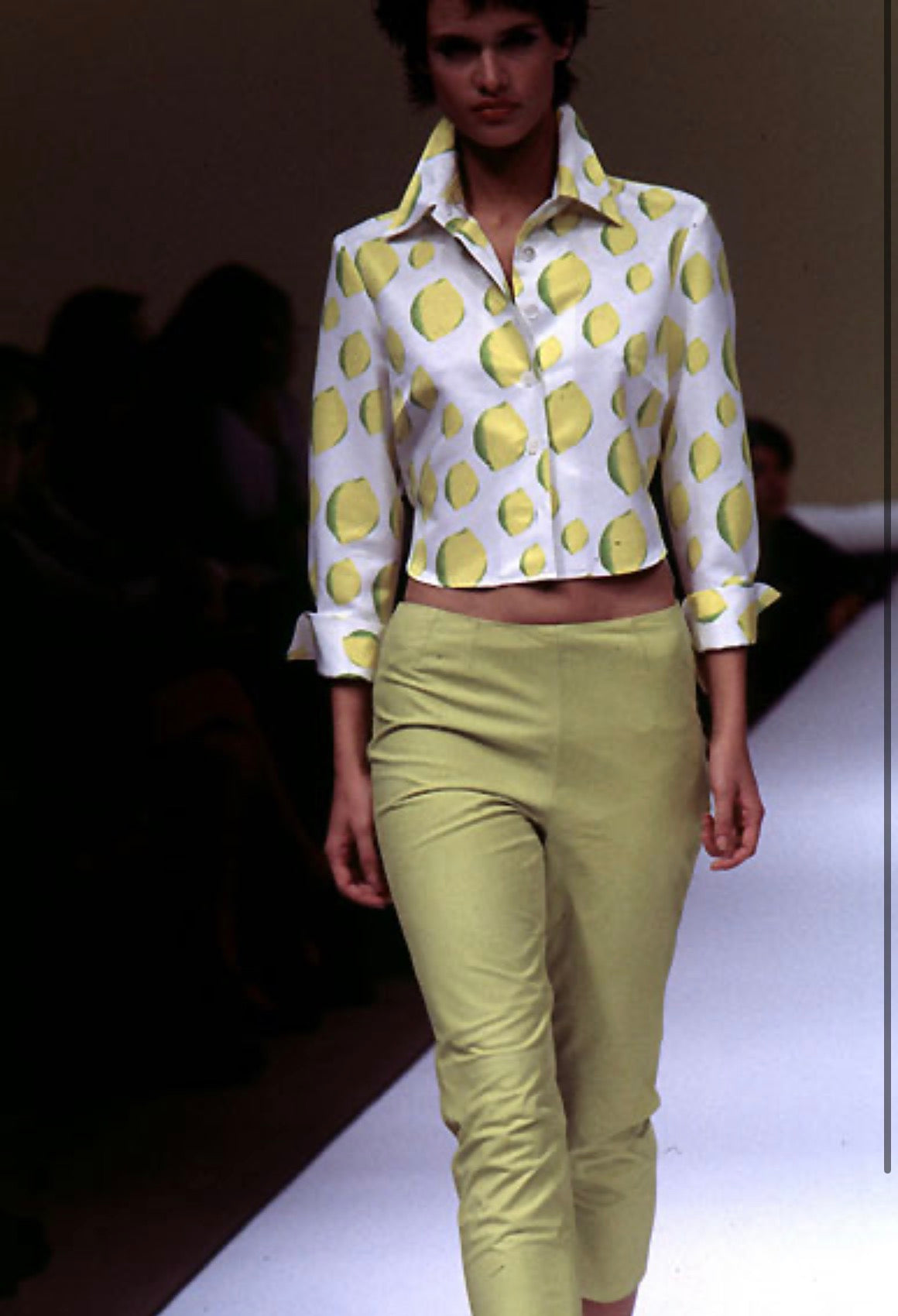 Iceberg SS 1996 Runway lemons dress