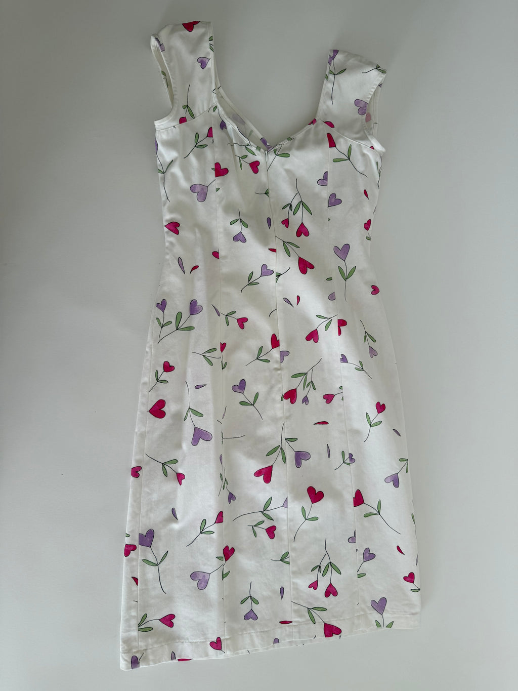 Moschino Jeans Moschino white dress floral heart vintage Dress Emilia Archive Vintage