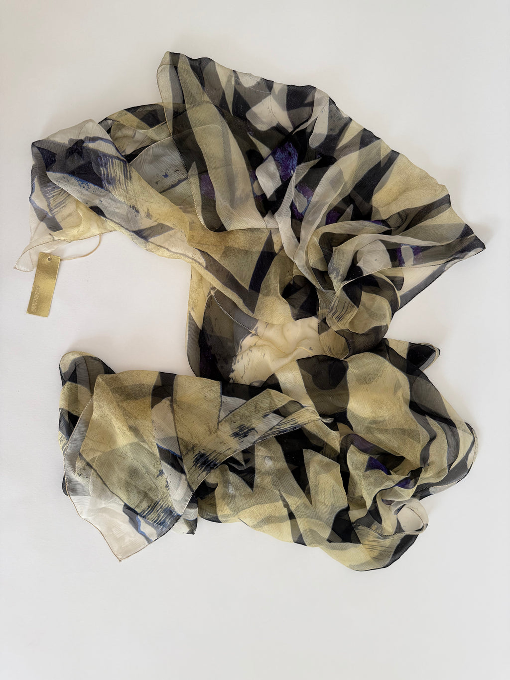 Roberto Cavalli SS 2007 silk multicolor shawl