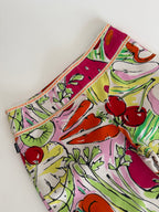 Moschino capri pants print veggie fruits vintage