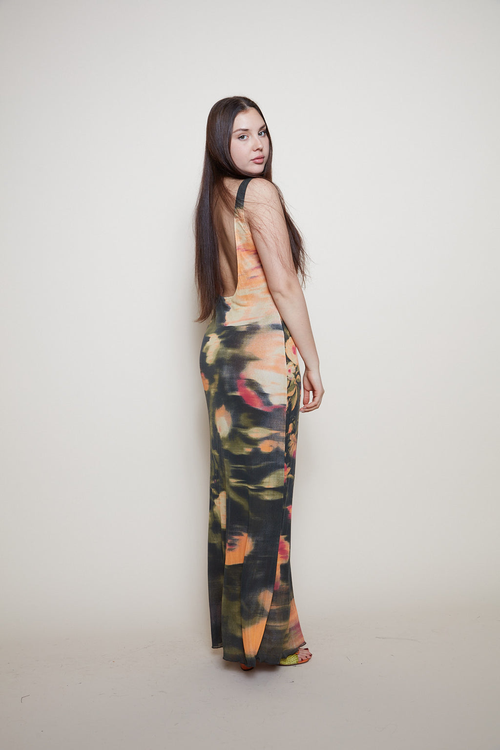Class Cavalli maxi floral dress
