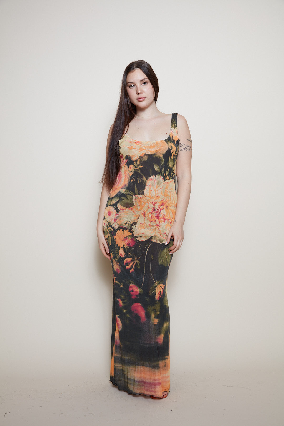 Class Cavalli maxi floral dress