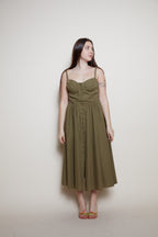 Cacharel olive dress