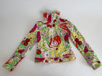 Moschino zipper jacket with fruits veggie print vintage