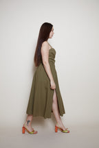 Cacharel olive dress