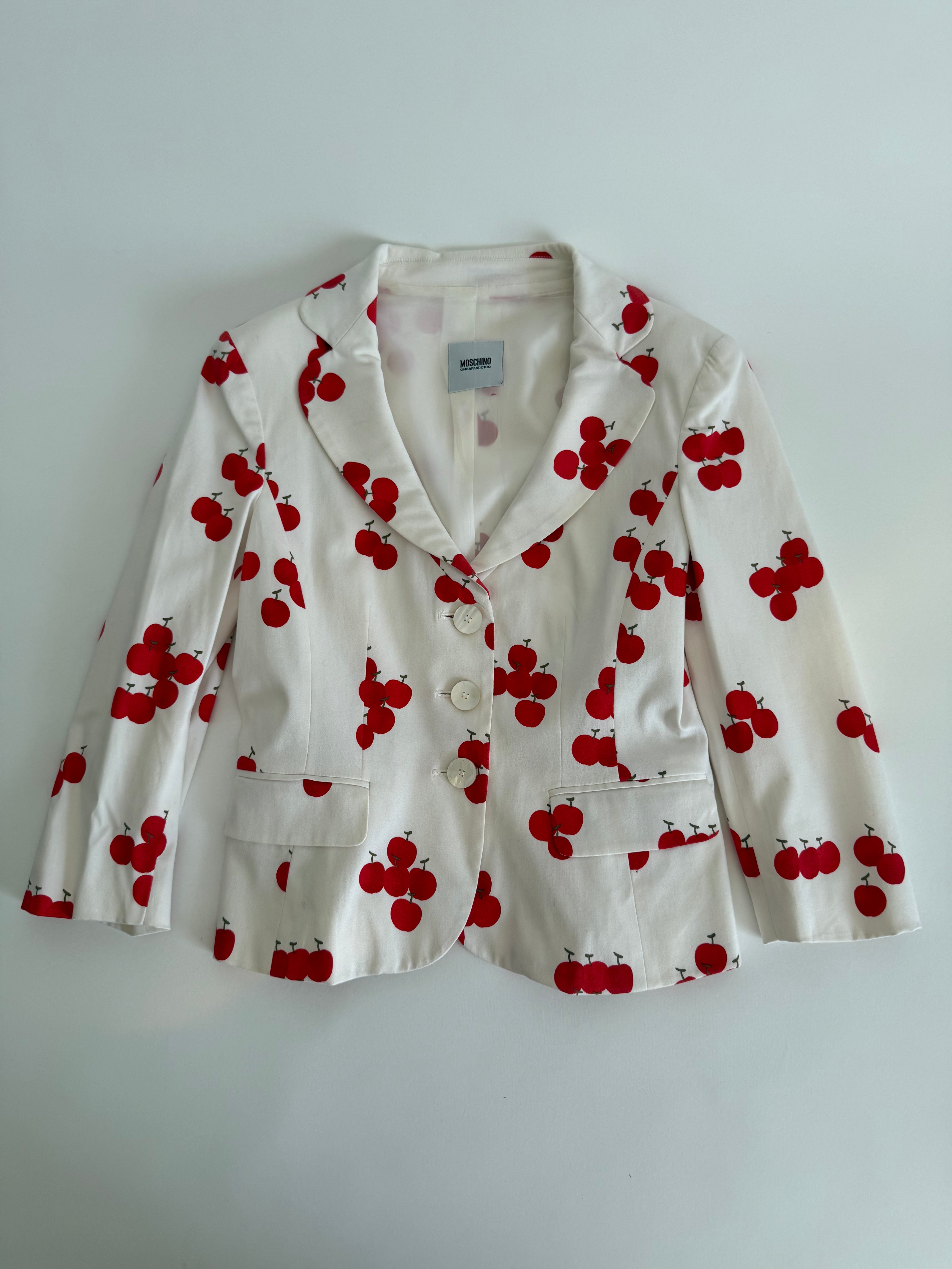 Moschino vintage Jacket cherry print