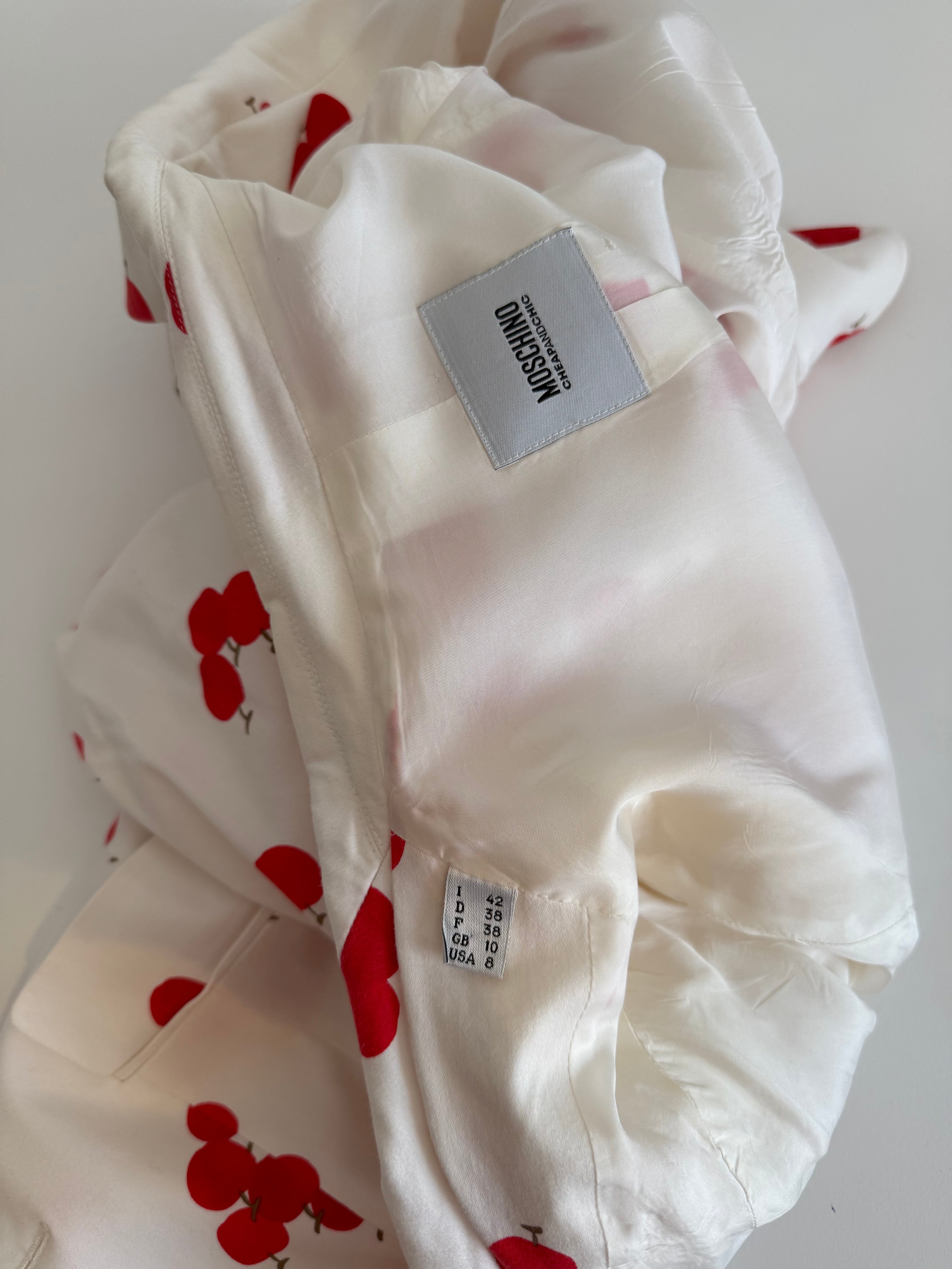 Moschino vintage Jacket cherry print