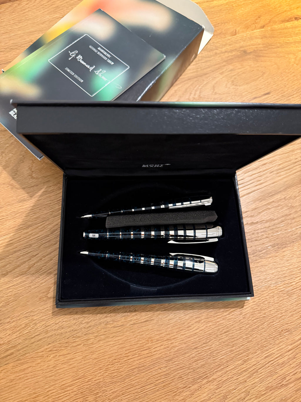 Rare Montblanc Writers Edition George Bernard Shaw Set