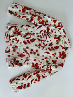 Moschino white cherry tomatoes chillies jacket