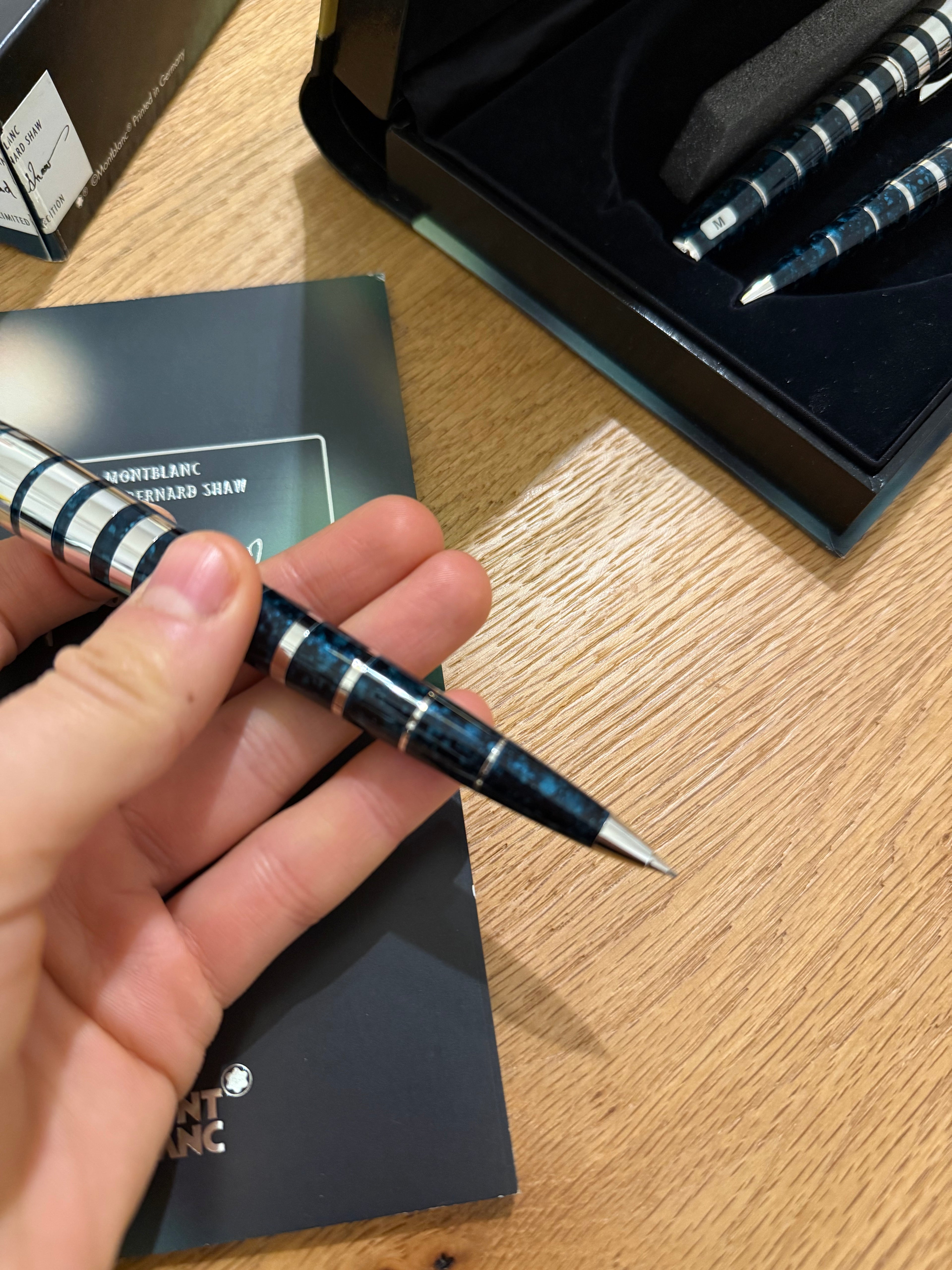 Rare Montblanc Writers Edition George Bernard Shaw Set