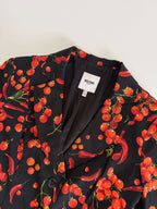 Moschino black cherry tomatoes chillies jacket